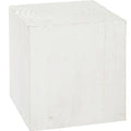 MESA TABURETE MADERA BLANCA