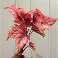 RAMO DE HOJAS 16" ROSA