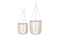 Set de 2 piezas DE Macetas Colgantes Cilindro
