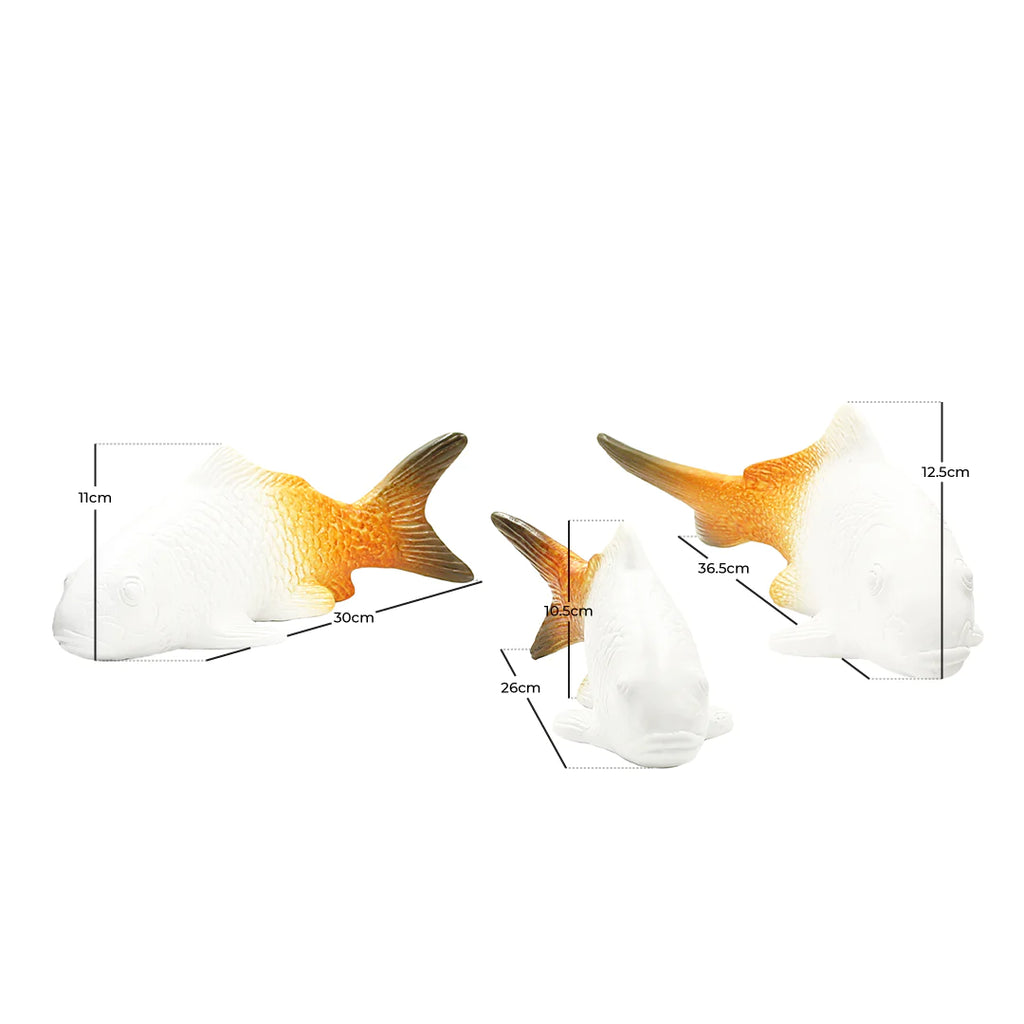 SET DE 3 PECES KOI