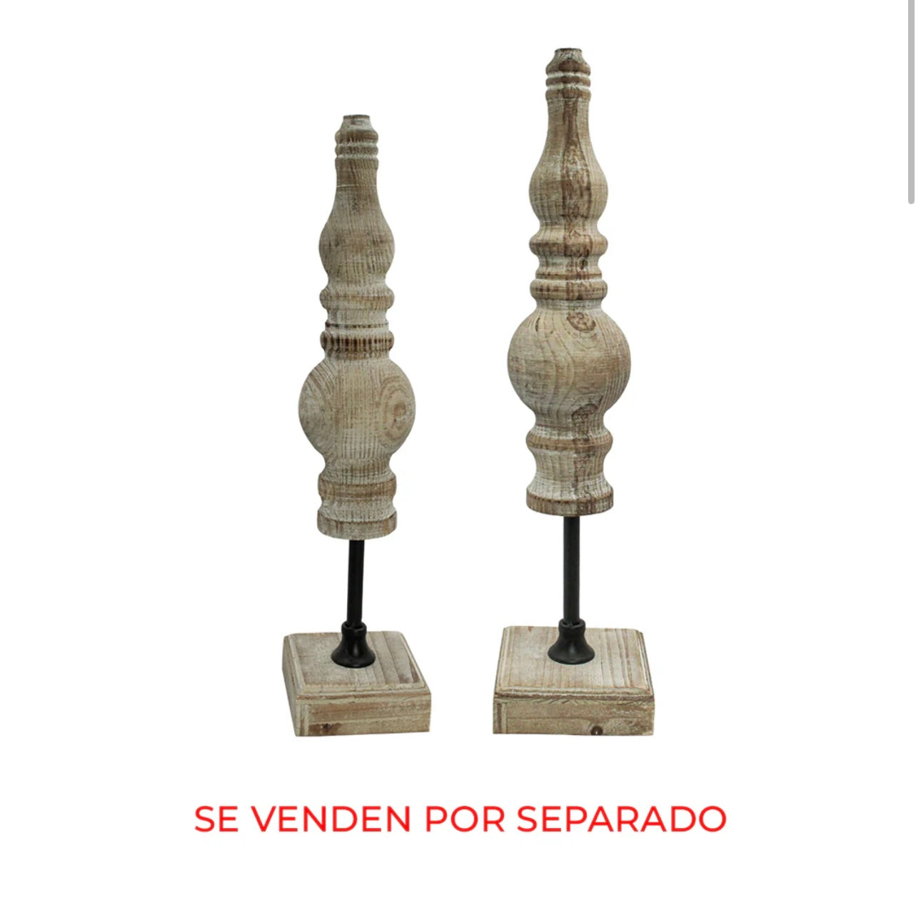 Figura decorativa de madera