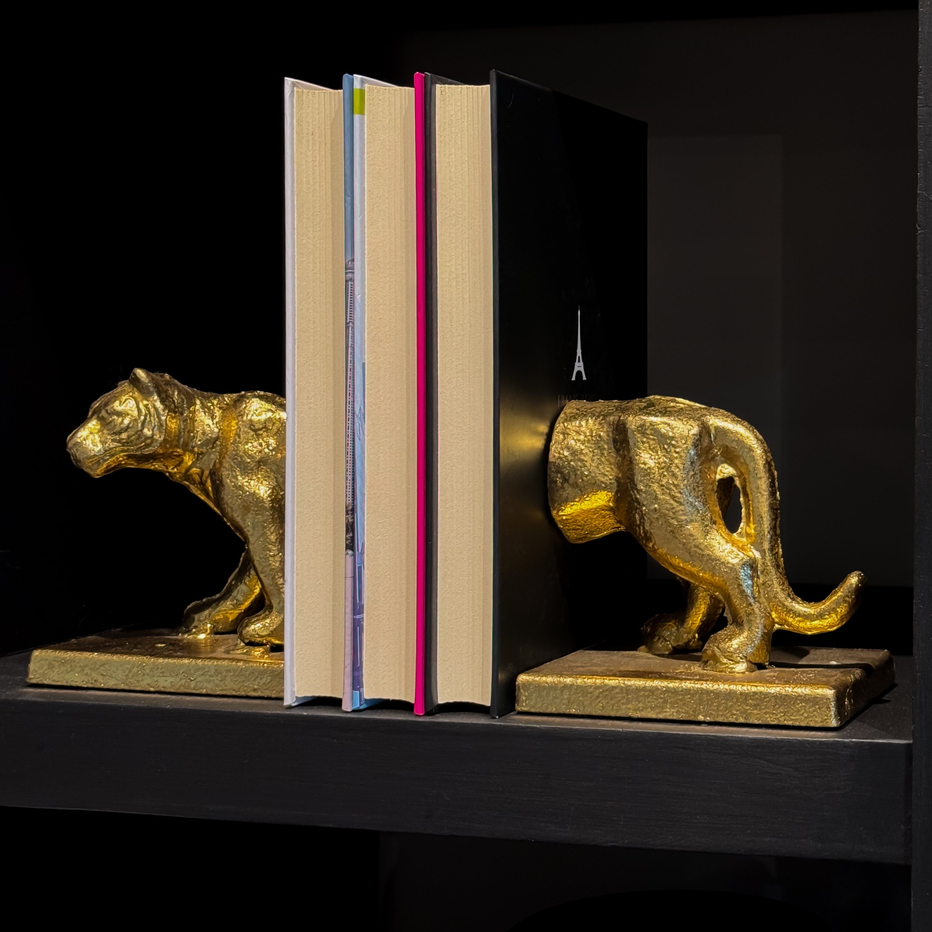 PORTA LIBROS LEOPARDO