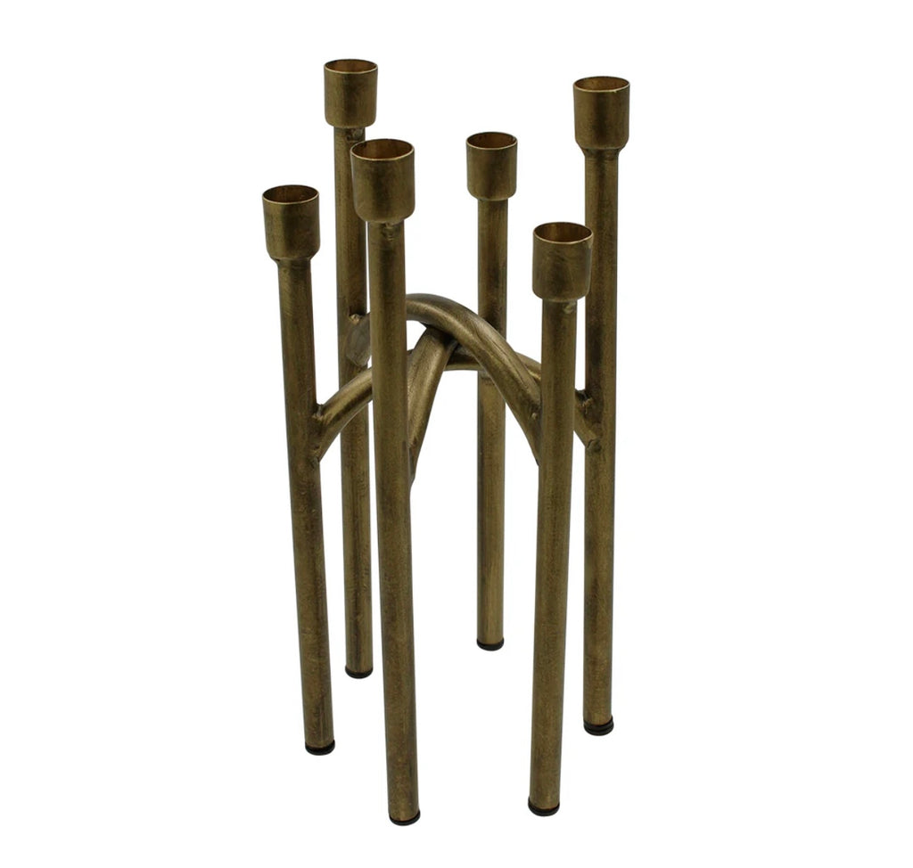 PORTA VELAS DECORATIVO DE METAL