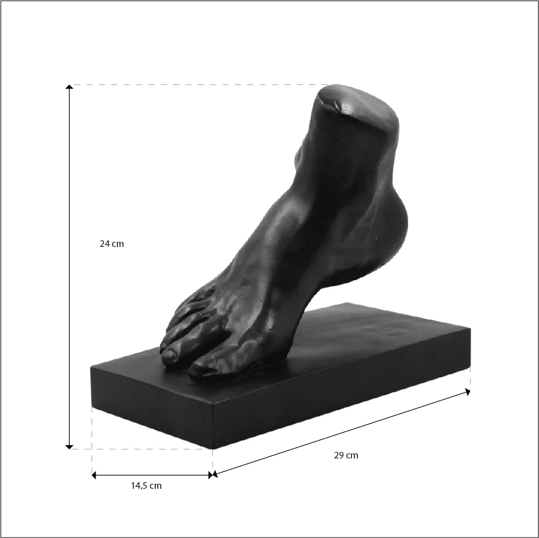 ESCULTURA DE PIE EN RESINA DECORATIVO