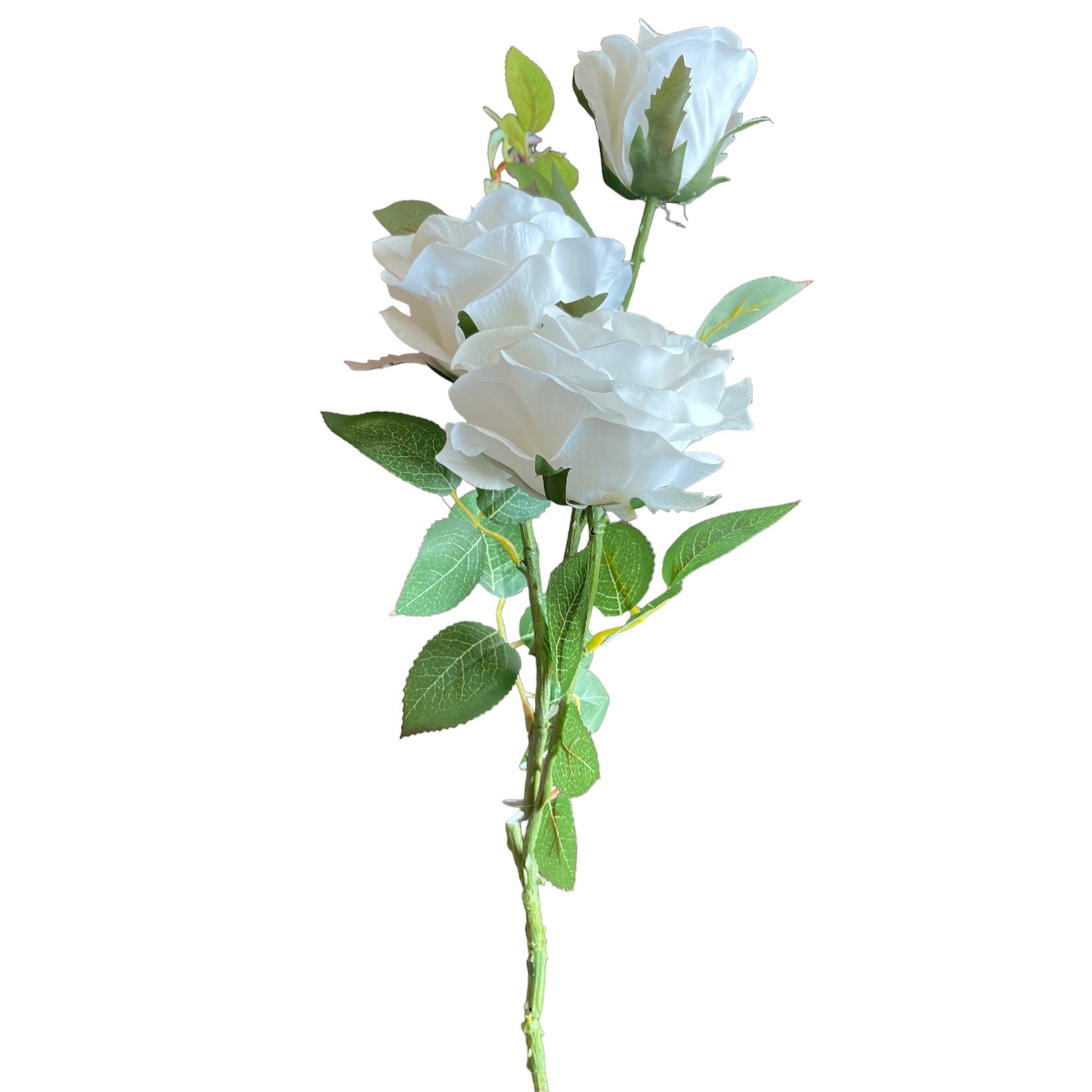 VARA DE 3 ROSAS CREMA